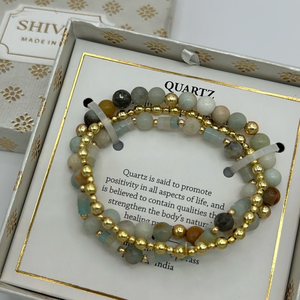 Quartz Three Bracelets Made In India
